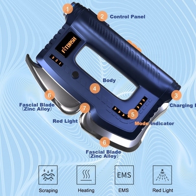 7.4В/1900mAh емкость батареи Интеллектуальный массажный нож для фасции от Fitdash на заказ
