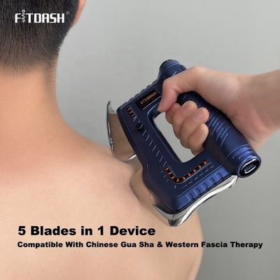 Мультифункциональный Fitdash NMES массажёр Умный мышечный скребчик с функцией нагрева вибрации