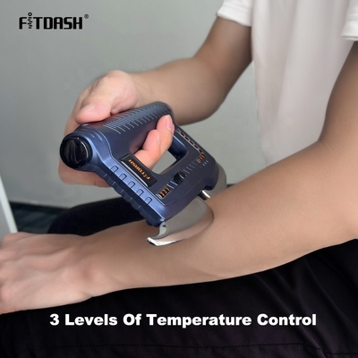 Мультифункциональный Fitdash NMES массажёр Умный мышечный скребчик с функцией нагрева вибрации