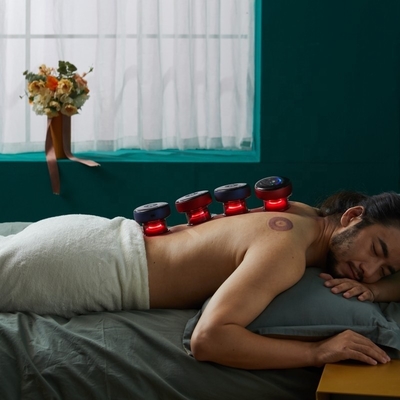 Fitdash Smart Dynamic Cupping Massager с красным светом терапия время зарядки около 3 часов